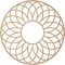 Ekena Millwork Cannes Wood Fretwork Pierced Ceiling Medallion, Alder, 38"OD x 13"ID x 1/4"T CMWP38X38X0250CNAL - alternate 3